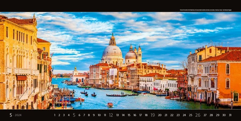 Kalendarz ścienny wieloplanszowy Panoramaphoto 2024 - exclusive edition - maj 2024