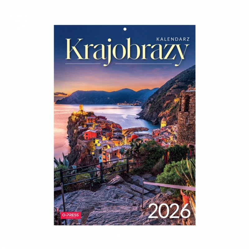 Kalendarz ścienny wieloplanszowy A4 KRAJOBRAZY 2026