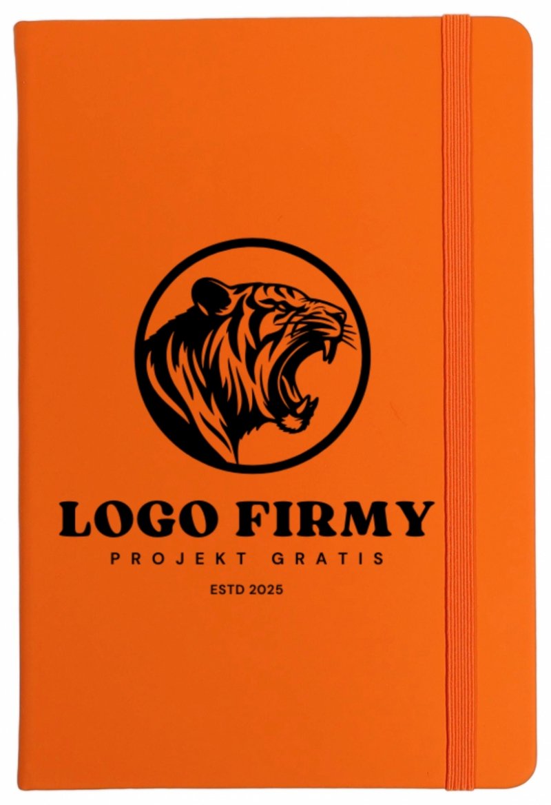 notes A5 z twoim logo na okładce