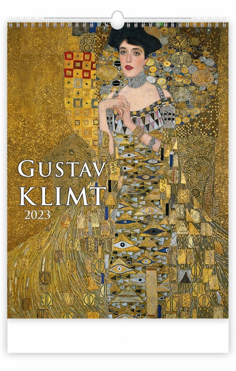 Kalendarz ścienny wieloplanszowy GUSTAV KLIMT 2023 - okładka 