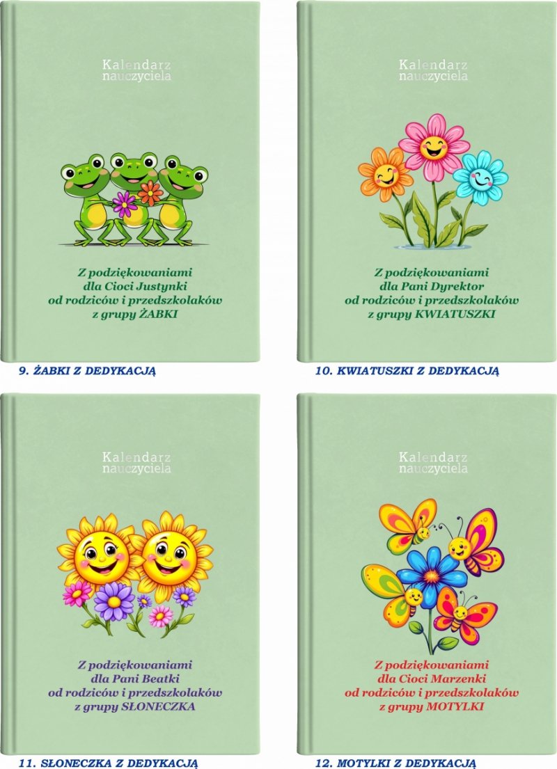kalendarz dla wychowawcy przedszkolaków na rok 2026/27 z pudełkiem