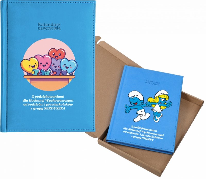 kalendarz dla nauczyciela na rok 2026/2027 z pudełkiem w komplecie