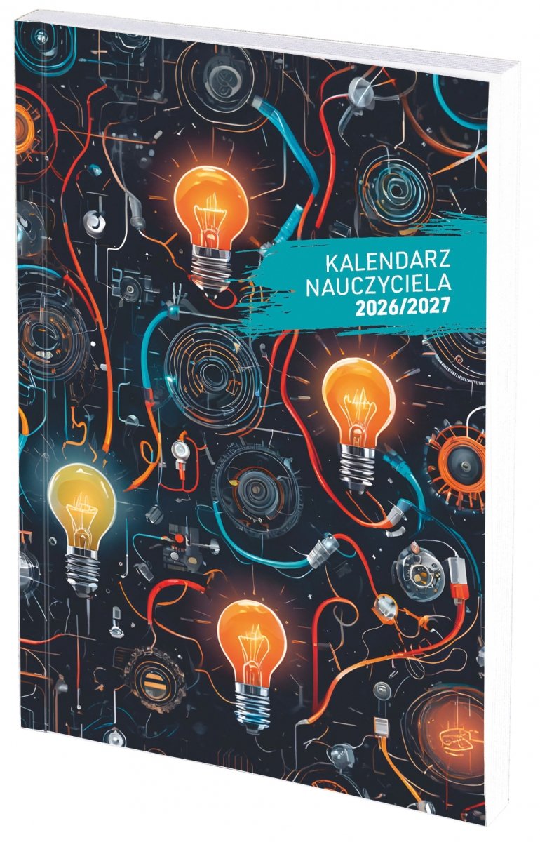 kalendarz nauczyciela tygodniowy w oprawie PCV na rok szkolny 2026/2027