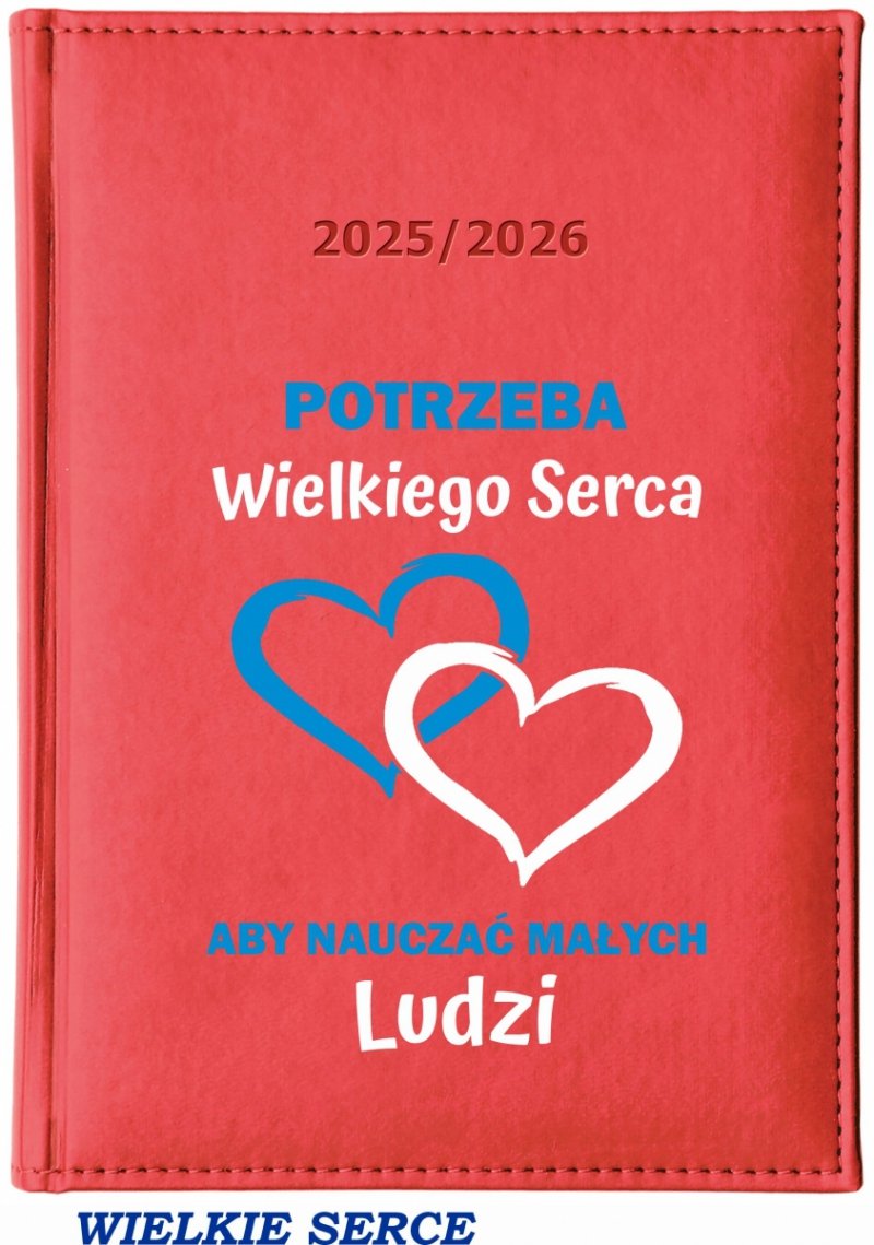 kalendarz nauczyciela z nadrukiem na okładce