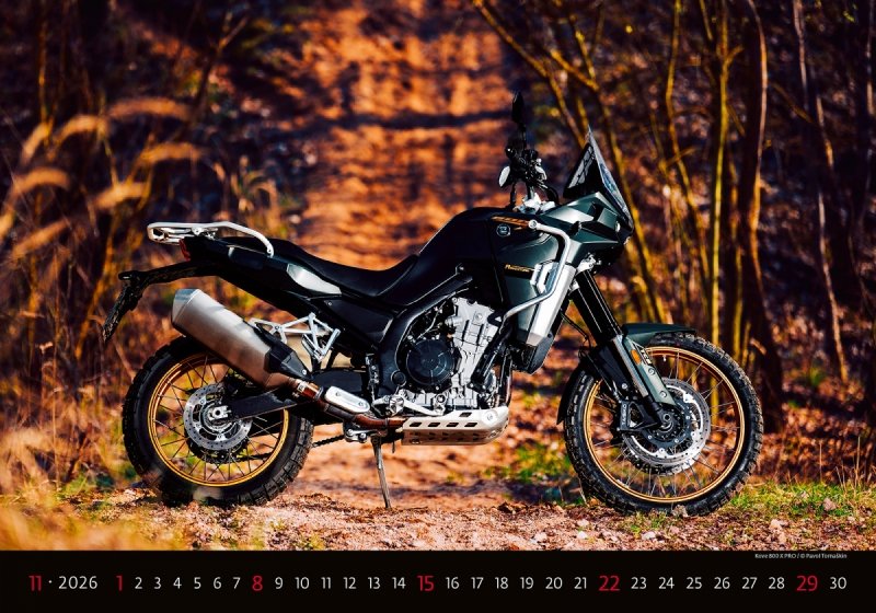 piękne zdjęcia dla osób lubiących szybkie motocykle w kalendarzu ściennym na rok 2026 