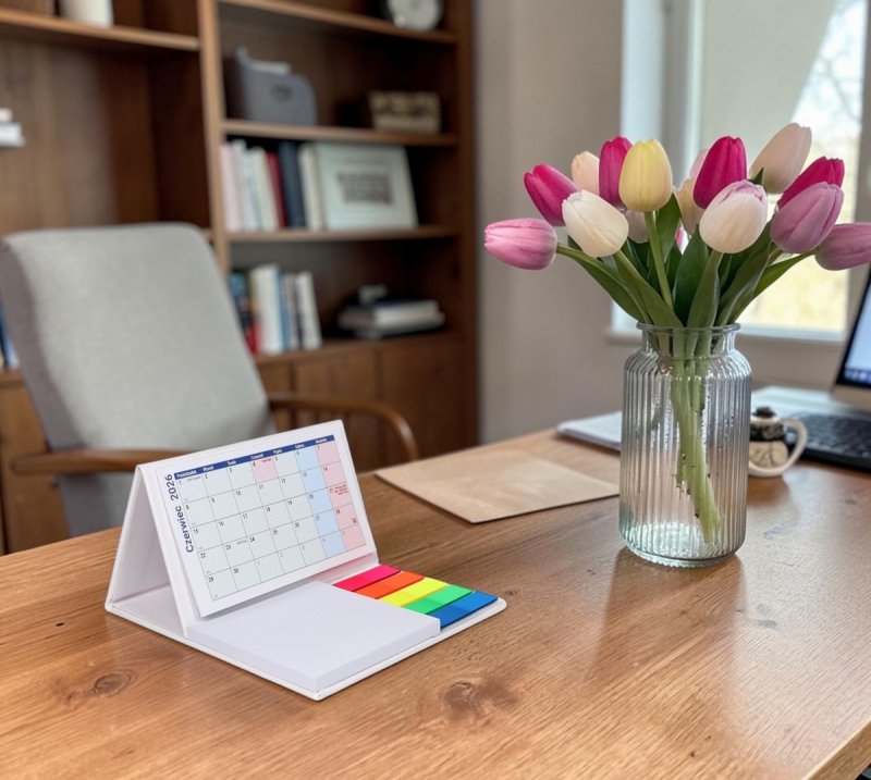 kalendarz biurkowy MINI szkolny na rok 2026/27 dla uczniów