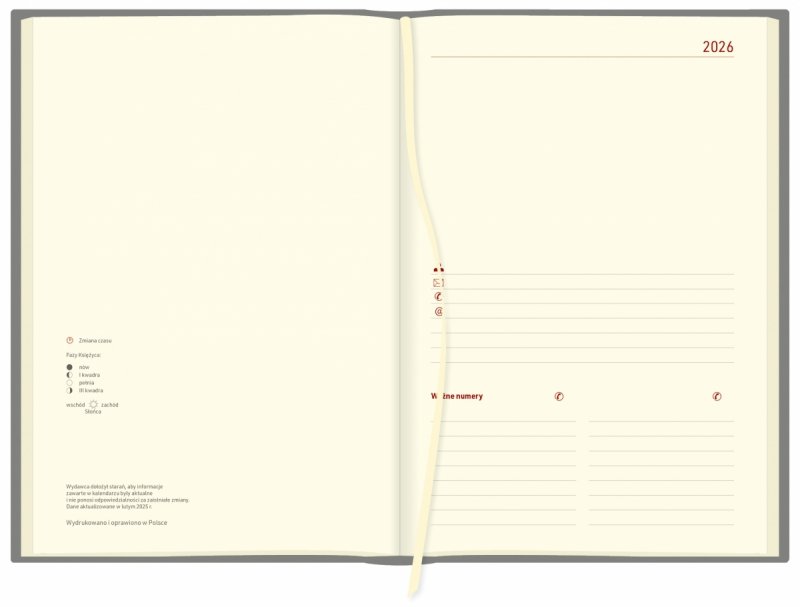 kalendarz z planem roku 2026