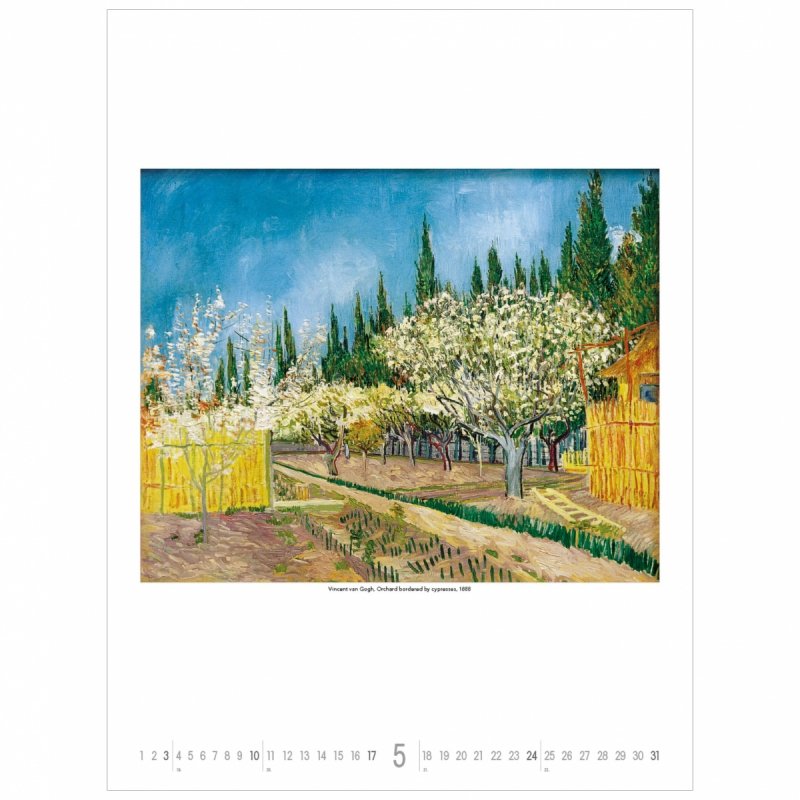 C02 Kalendarz ścienny wieloplanszowy Vincent Van Gogh 2026 Z NADRUKIEM