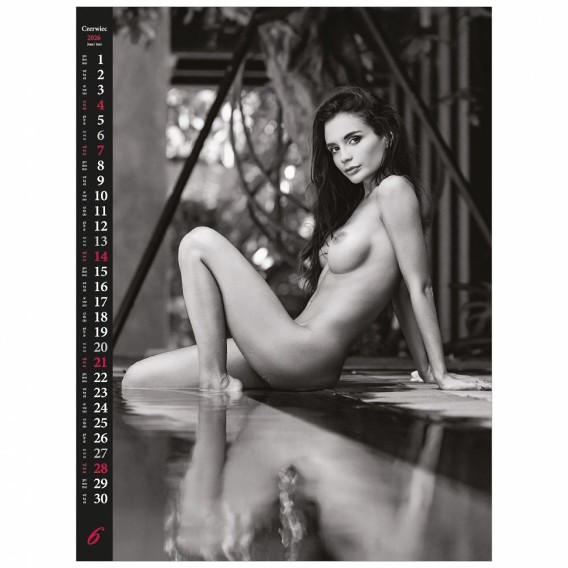 C12 Kalendarz ścienny wieloplanszowy Erotic Moments 2026