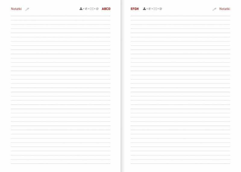 notes teleadresowy w kalendarzu dla dyrektora szkoły na rok szkolny 2025/26