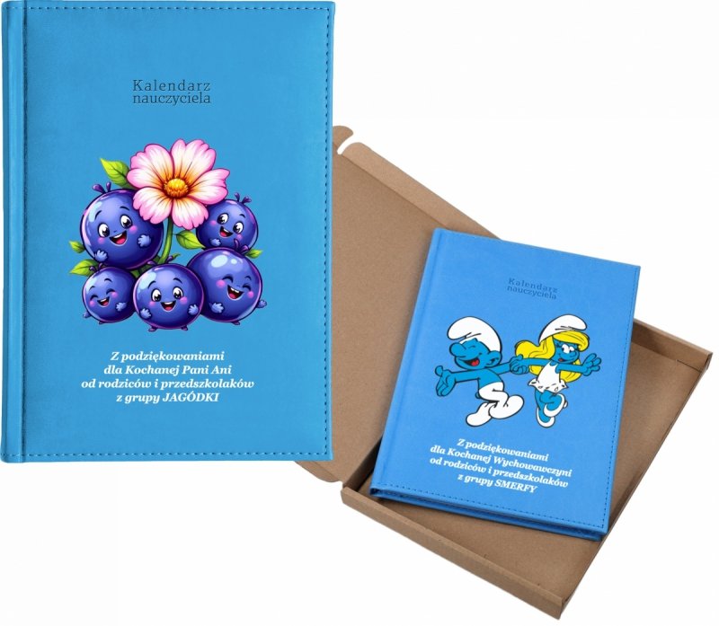kalendarz dla nauczyciela na rok 2026/2027 z pudełkiem w komplecie