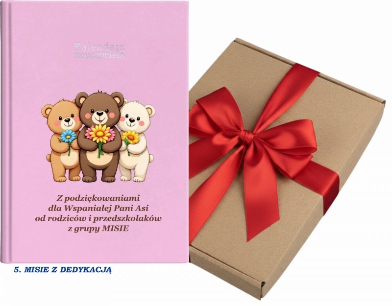 kalendarz dla nauczyciela na rok 2026/2027 z pudełkiem w komplecie