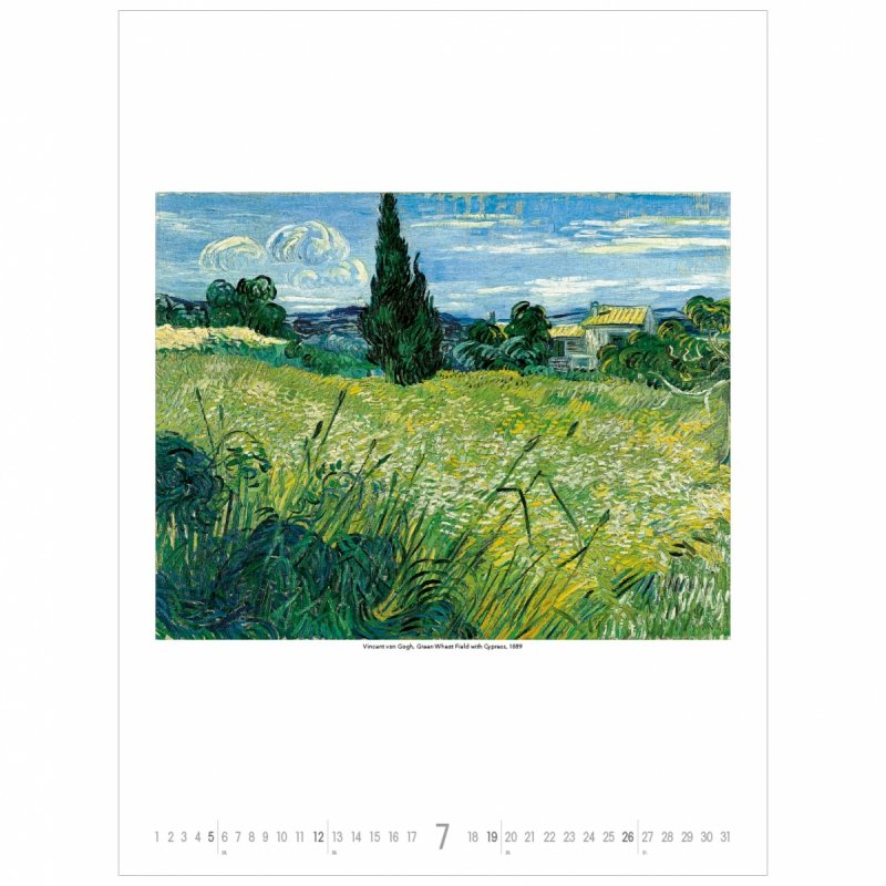 C02 Kalendarz ścienny wieloplanszowy Vincent Van Gogh 2026 Z NADRUKIEM