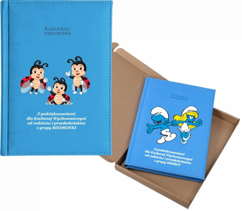 kalendarz dla nauczyciela na rok 2026/2027 z pudełkiem w komplecie
