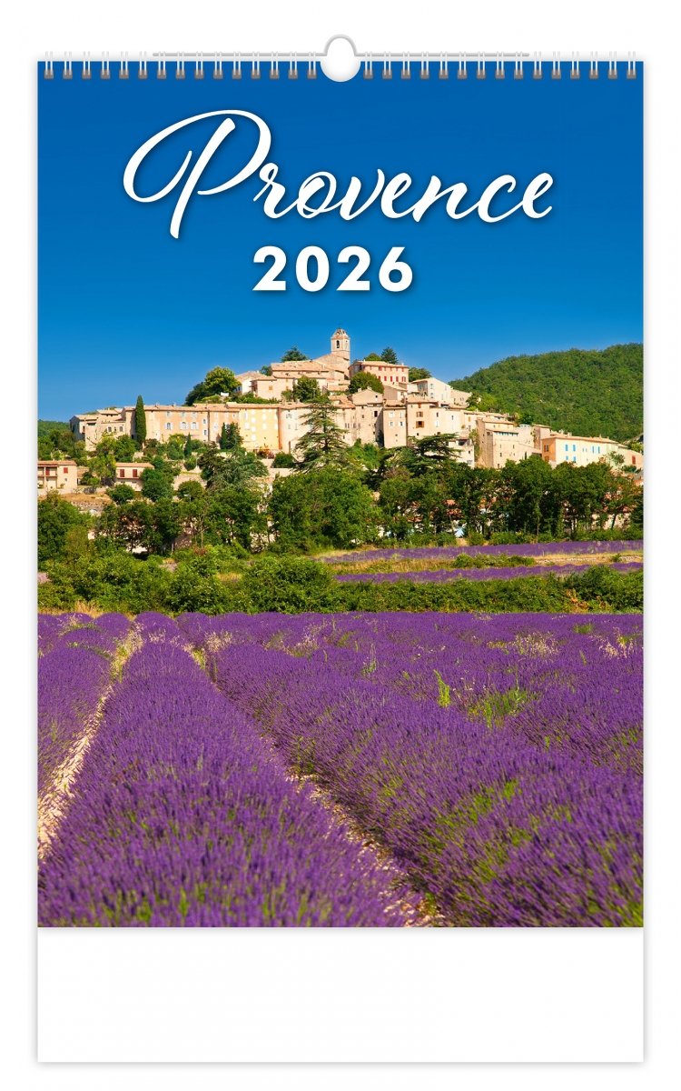 kalendarz ścienny wieloplanszowy Provence 2026