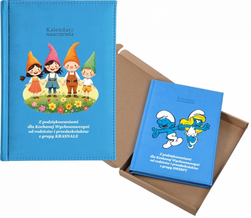 kalendarz dla nauczyciela na rok 2026/2027 z pudełkiem w komplecie