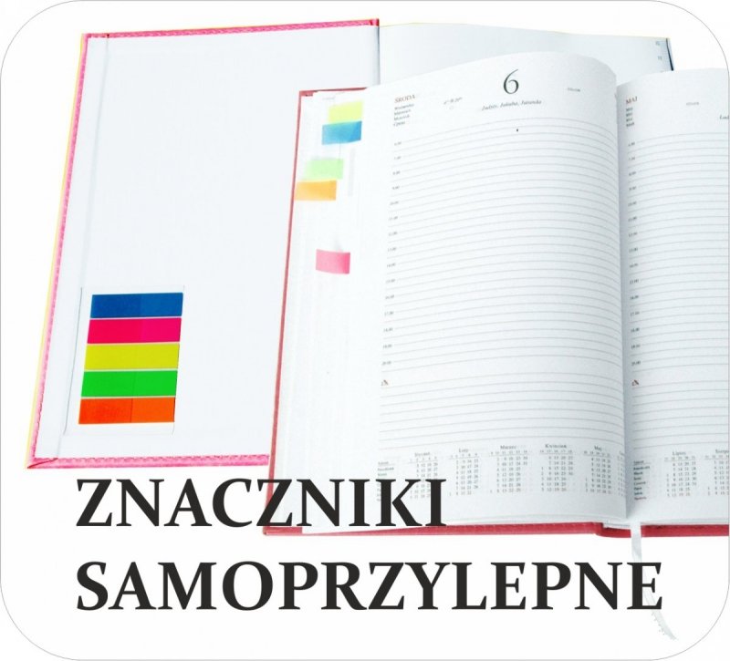 znaczniki samoprzylepne kolorowe