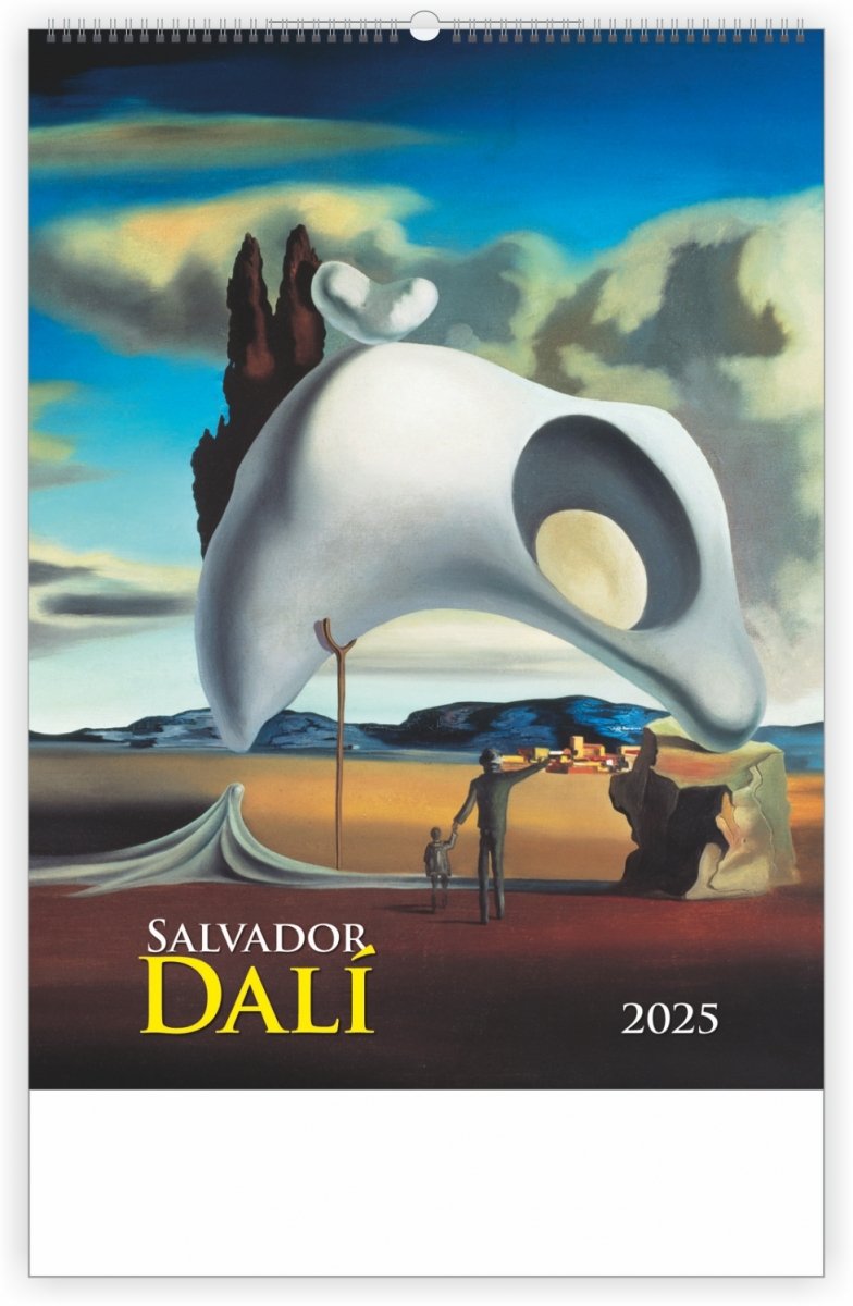 Kalendarz ścienny wieloplanszowy Salvador Dali 2025 - okładka
