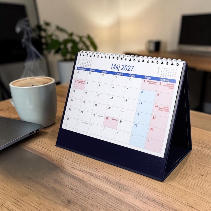 kalendarz biurkowy szkolny dla ucznia na rok 2026/2027