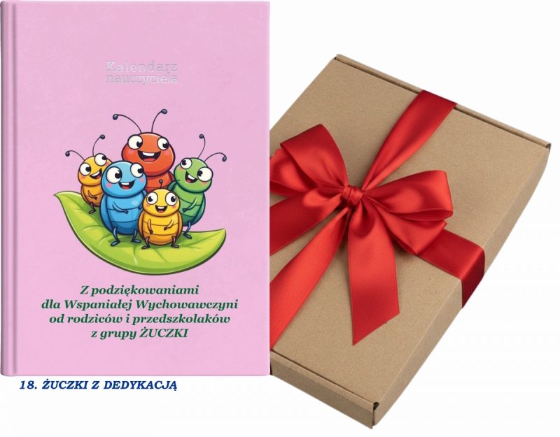kalendarz dla nauczyciela na rok 2026/2027 z pudełkiem w komplecie