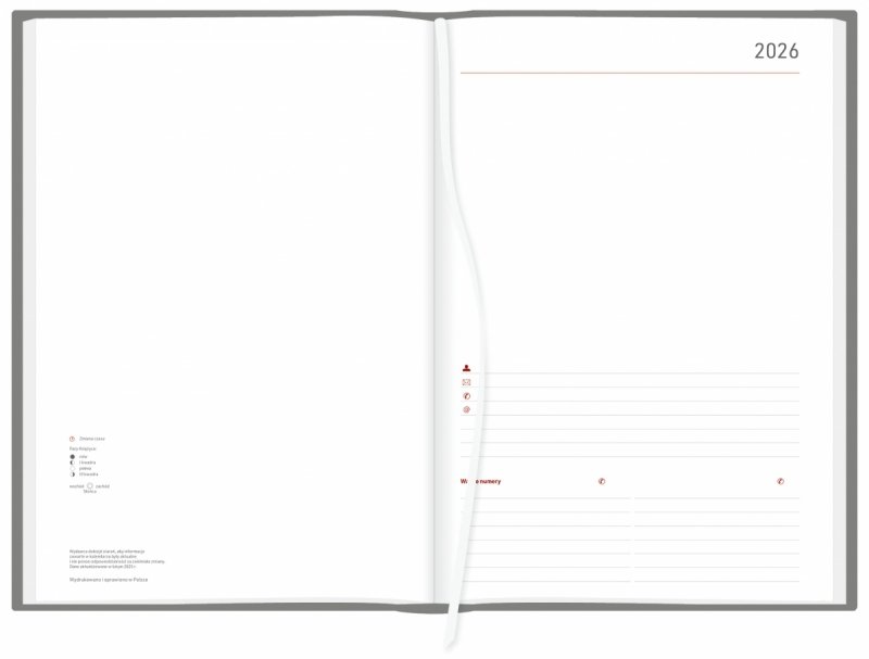 miejsce na dane oraz ważne numery telefonów