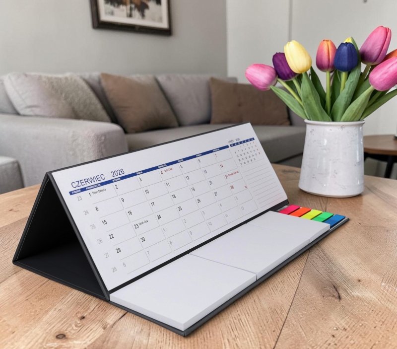 kalendarz do postawienia na biurku od czerwca '26 do czerwca '27