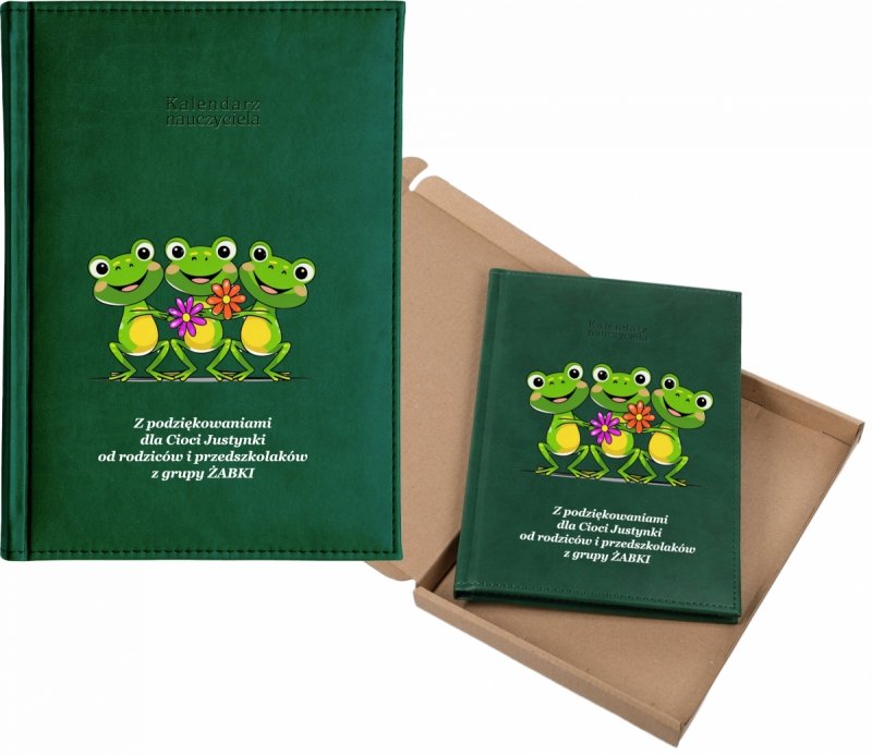 kalendarz dla nauczyciela na rok 2026/2027 z pudełkiem w komplecie