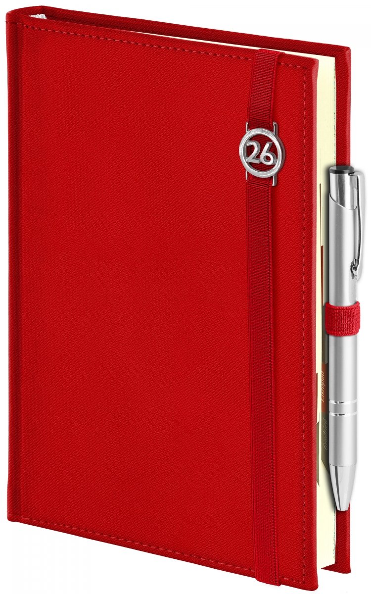 kalendarz książkowy A5 tygodniowy z notesem na rok 2026