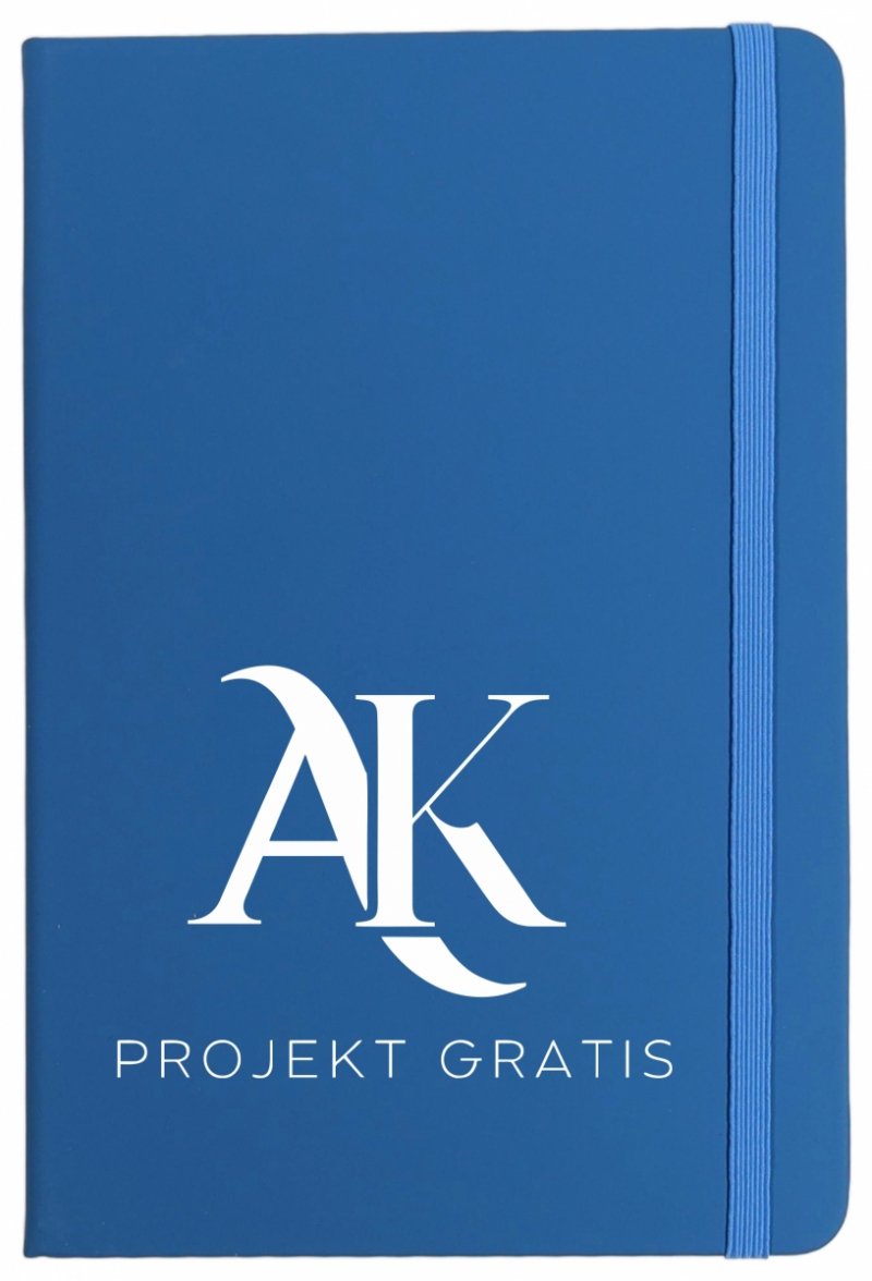 notes A5 z twoim logo na okładce