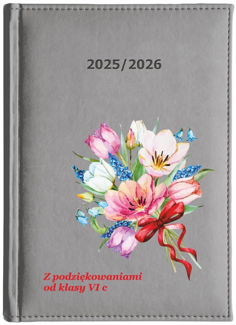 kalendarz książkowy na rok szkolny 2025/2026 z dedykacją dla nauczyciela