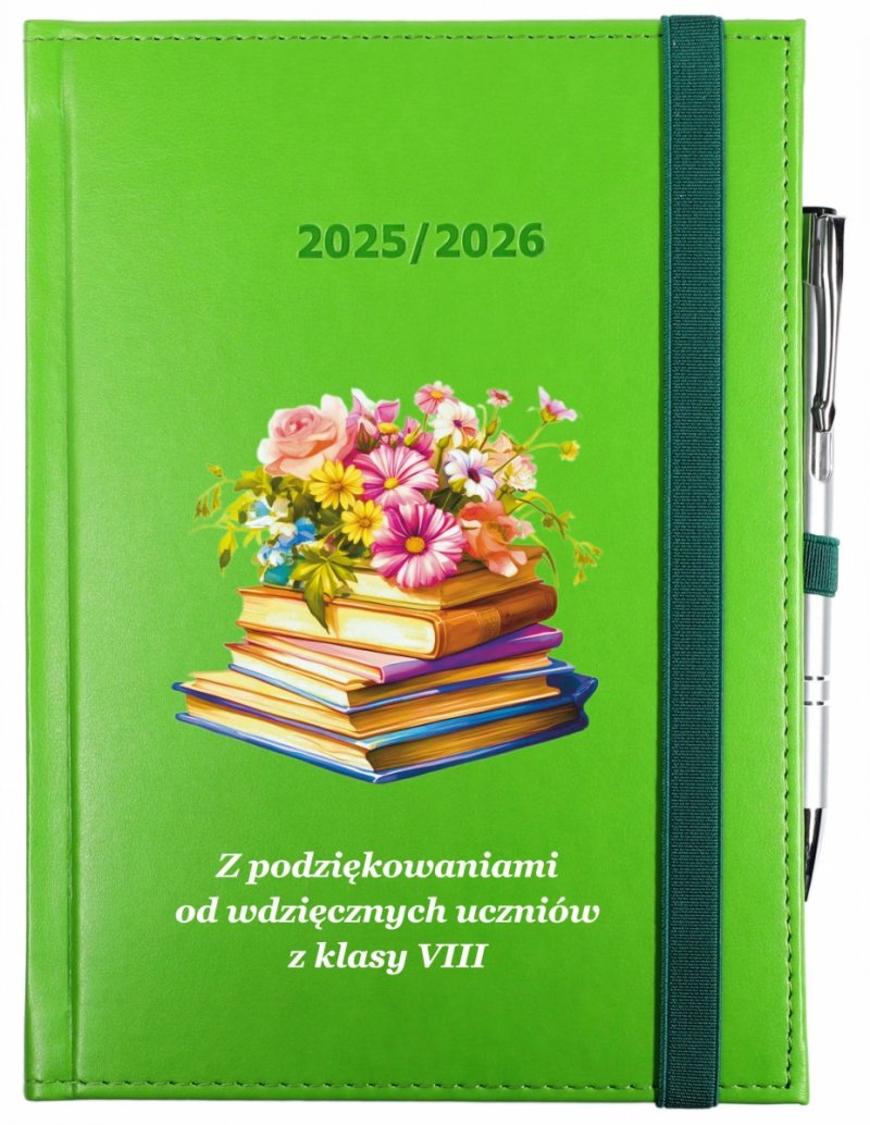 okładka kalendarza nauczyciela z nadrukiem UV