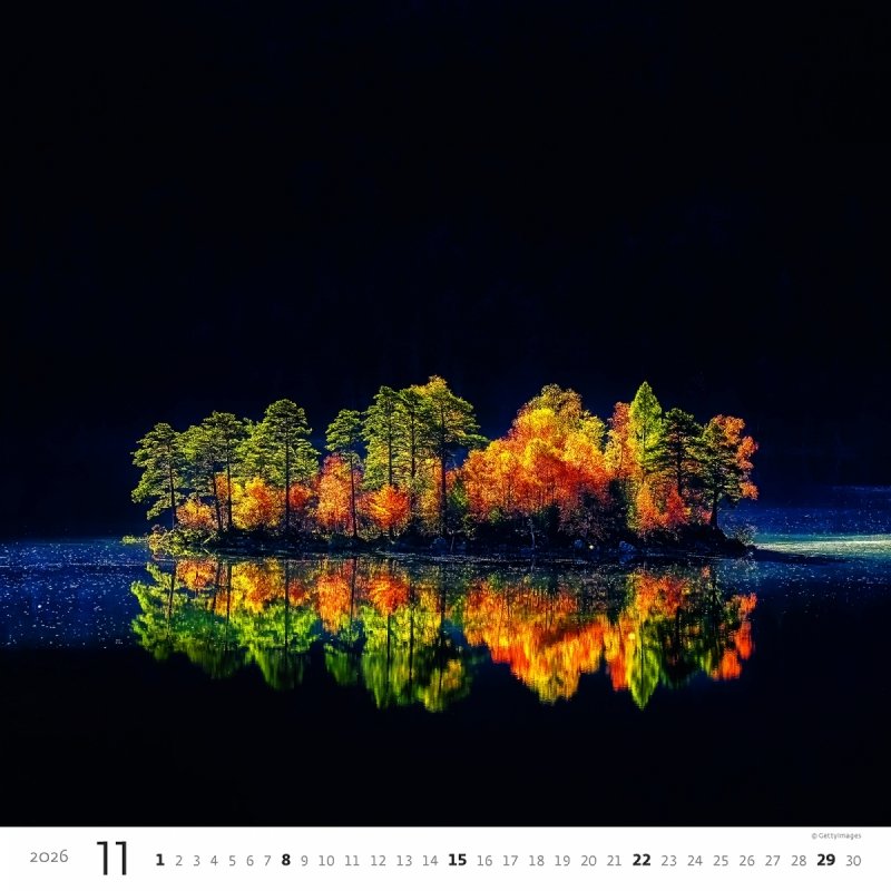 piękne zdjęcia dla osób lubiących naturę w kalendarzu ściennym na rok 2026 