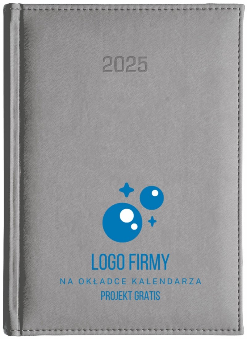 kalendarz 2025 z nadrukiem logo 
