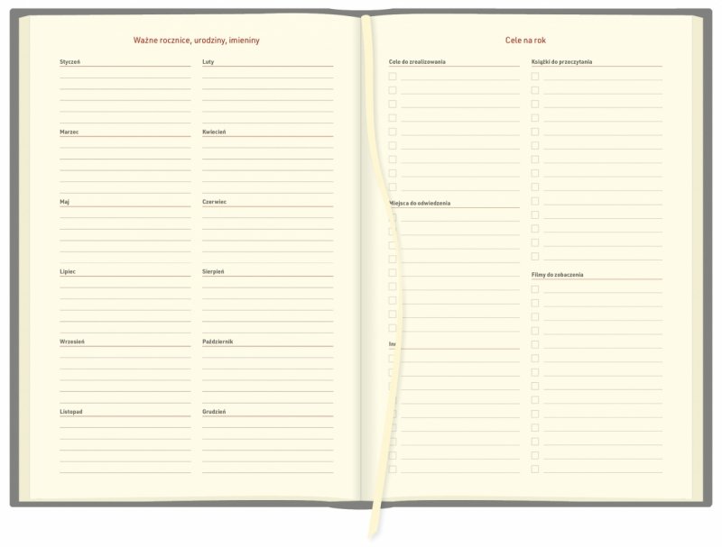 ważne rocznice, imieniny, urodziny oraz cele na rok 2026