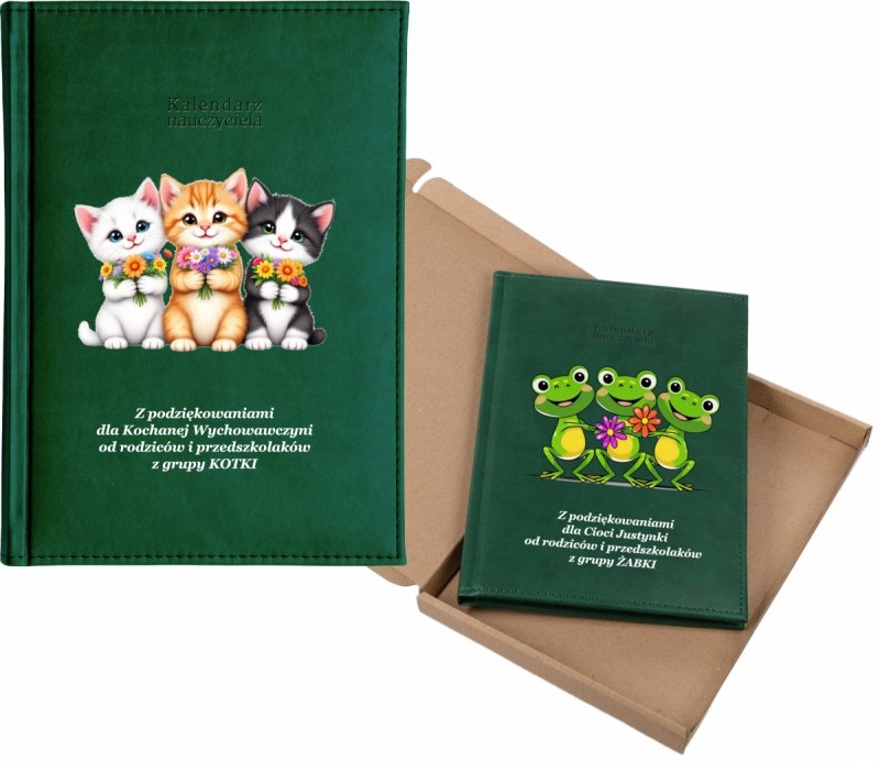 kalendarz dla nauczyciela na rok 2026/2027 z pudełkiem w komplecie