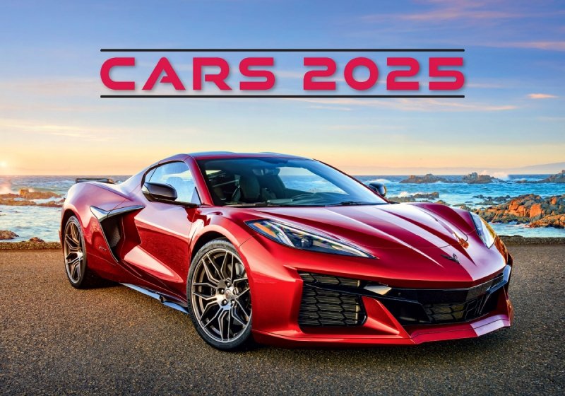 Zdjęcie okładki w kalendarzu ściennym Cars 2025 wydawnictwa Helma