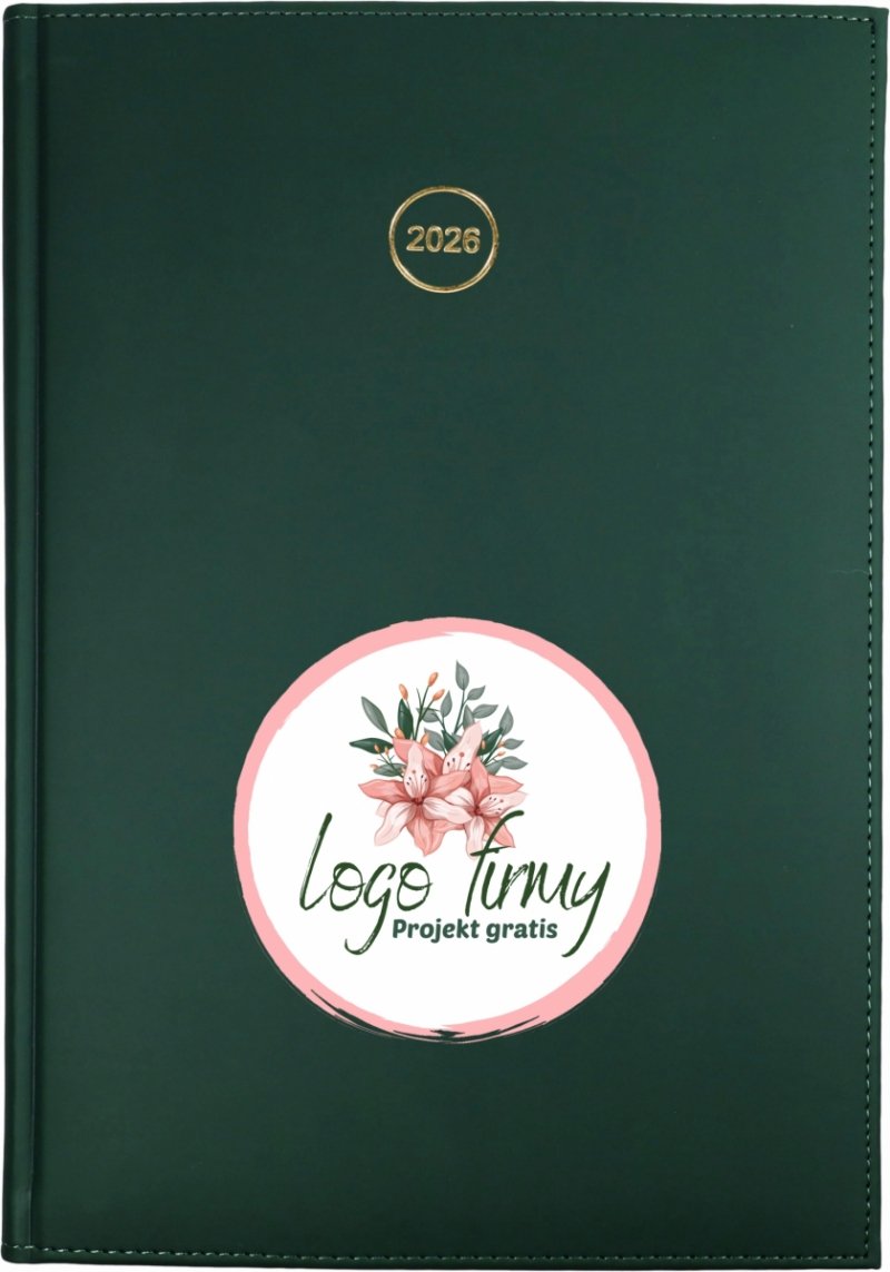 kalendarz książkowy z logo