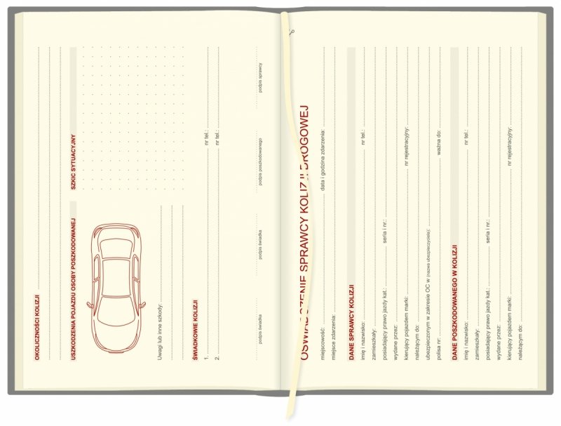 wspólne oświadczenie o zdarzeniu drogowym