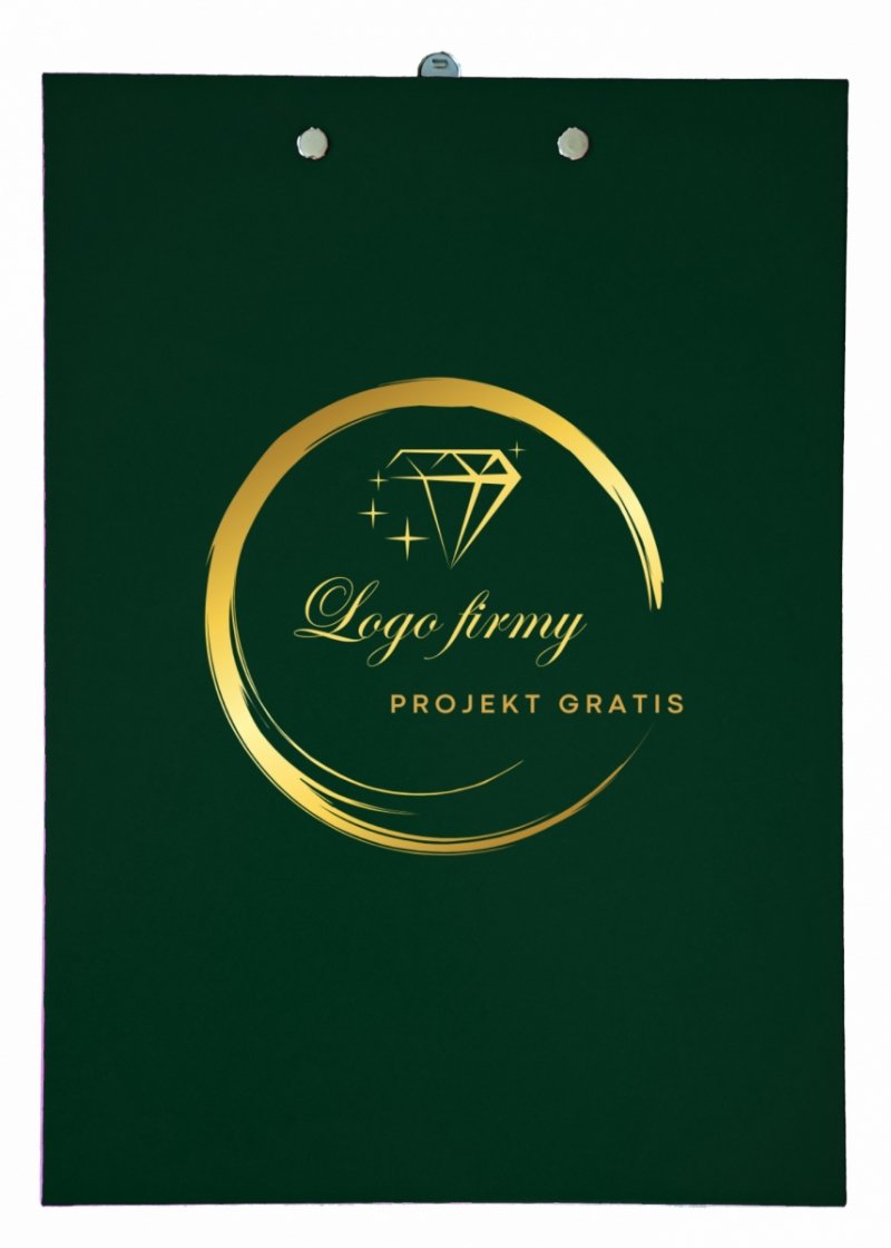 Podkładka z klipem z miejscem na długopis z własnym logo