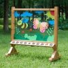 MASTERKIDZ Przezroczysta Akrylowa Tablica Malarska + Kubeczki