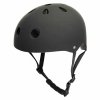 Kask rowerowy dla dziecka  dziecięcy regulowany LED M 55-58cm czarny