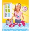 Lalka Steffi serwuje śniadanie akc. kuchenne 13el