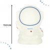 Lampka nocna dla dzieci silikonowa 8 LED USB biała astronauta