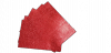 Arkusze piankowe brokatowe A4 czerwony 5szt