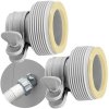 Adapter B – złączki redukcyjne 32–38 mm do pomp basenowych (2 szt.)