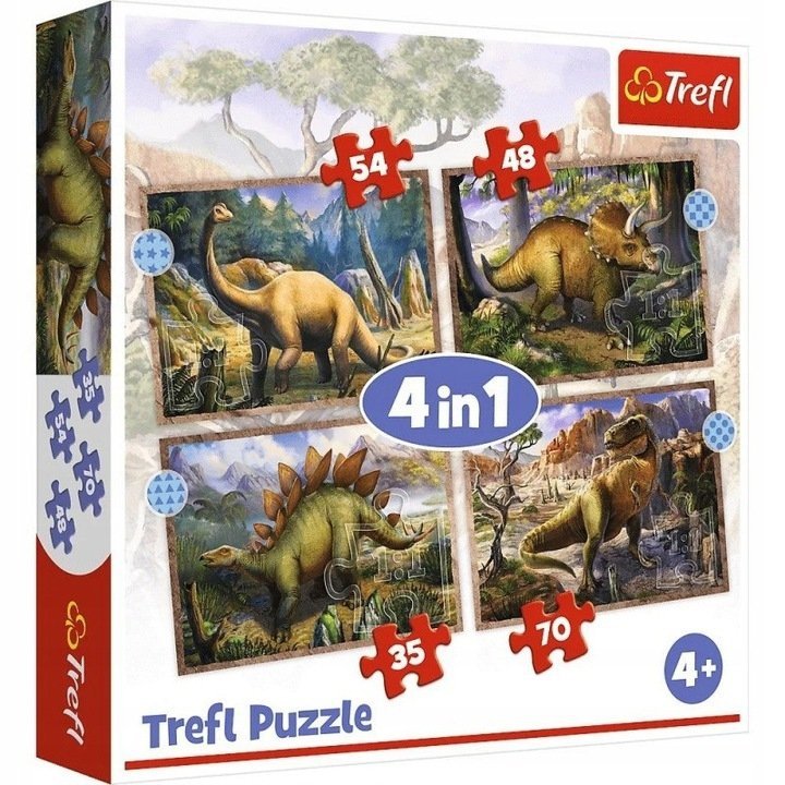Puzzle-4w1-Dinozaury-207el 