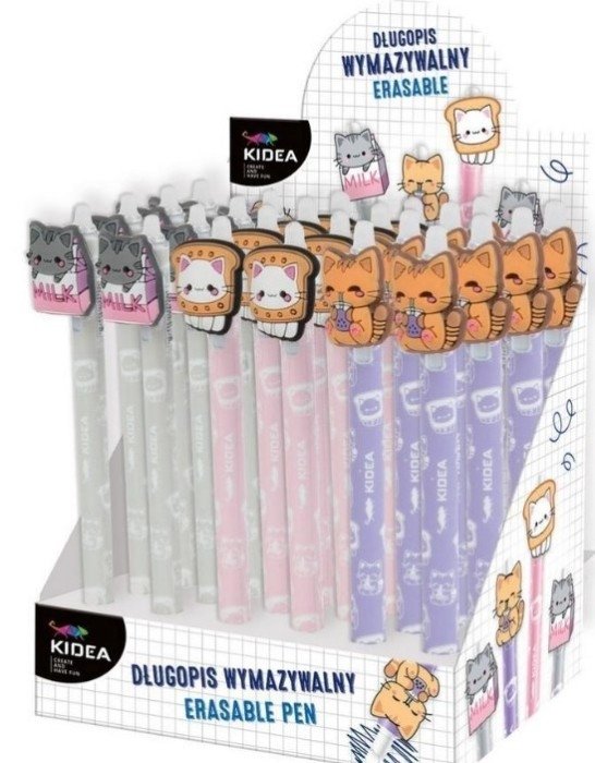 Długopis ścieralny wymazywalny  kotek