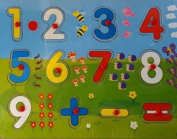 Układanka-puzzle-drewniane-dopasuj-kształty-liczby