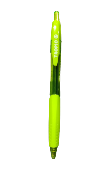 DŁUGOPIS-AUTOMATYCZNY-NIEBIESKI-TROPIC-0.7MM-zielony