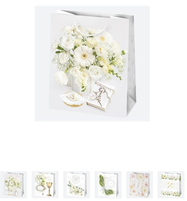 TORBA OZDOBNA A5 19X23X10,5 CM KOMUNIA 